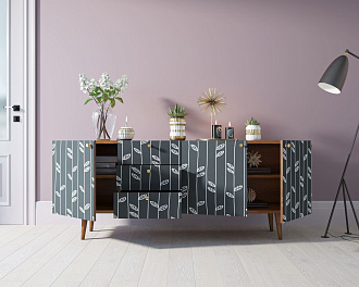 Комод "Berber" удлиненный принт 18 арт BB11/Print_18
