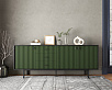 Комод с тремя дверками и тремя ящиками "Emerson" арт EM07/green/L