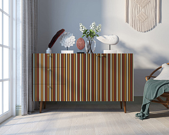 Комод "Berber" с двумя дверками и ящиками принт 20 арт BB17/Print_20