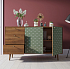 Комод "Berber" с двумя дверками и ящиками 12 принт арт BB05/Print_12