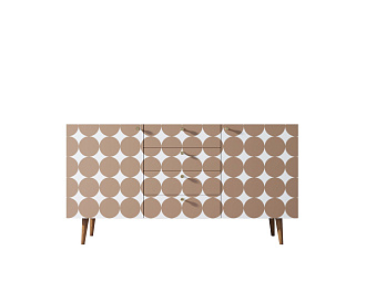 Комод "Berber" с ящиками 17 принт арт BB14/Print_17