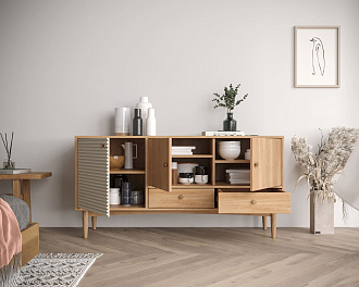 Комод Bubble Solid с тремя дверками и двумя ящиками арт BBL03S