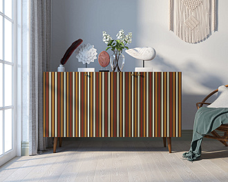 Комод "Berber" три дверки 20 принт арт BB01/Print_20