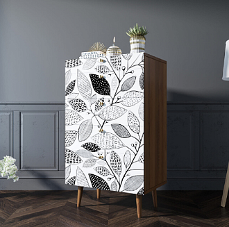 Комод высокий "Berber" принт 9 арт BB10/Print_09