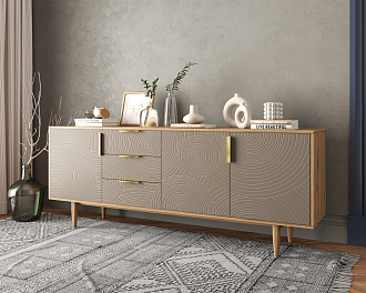 Комод "Line" удлиненный R25/beige