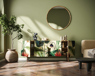 Комод "Berber" удлиненный принт 7 арт BB11/Print_07