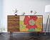 Комод "Berber" с двумя дверками и ящиками 5 принт арт BB05/Print_05