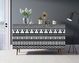 Комод "Berber" три дверки 19 принт арт BB01/Print_19