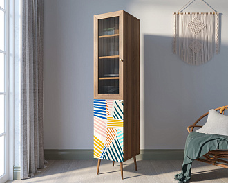 Буфет "Berber" узкий принт 42 арт BB39/Print_42