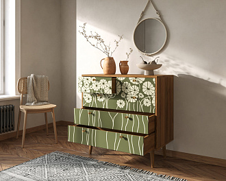 Комод "Berber" пять ящиков арт BB36/Print_53