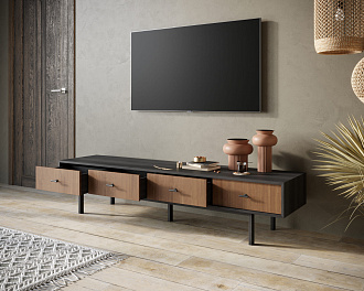 Комод с четырьмя ящиками под TV "Emerson" арт EM06