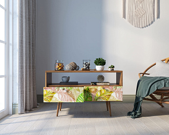 Консоль "Berber" с двумя ящиками принт 29 арт BB22/Print_29