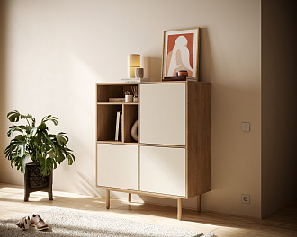 Комод с дверками "Alice" арт ALC08