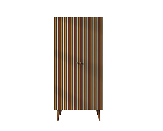 Шкаф малый двухстворчатый "Berber" принт 20 арт BB08/Print_20