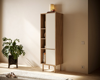 Шкаф-стеллаж с дверками "Alice" арт ALC12