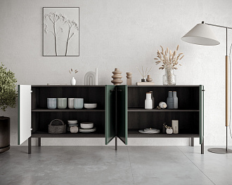 Комод с четырьмя дверками "Nicole" арт NEM01G