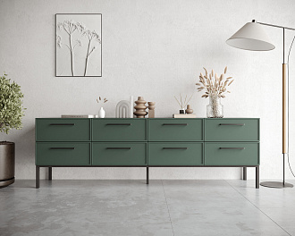 Комод с восемью ящиками "Nicole" арт NEM03G