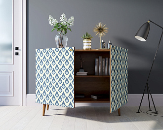 Комод "Berber" две дверки 13 принт арт BB04/Print_13