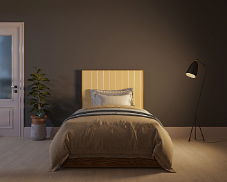 Кровать "Berber" 120 на 200 принт 43 арт BB42/Print_43