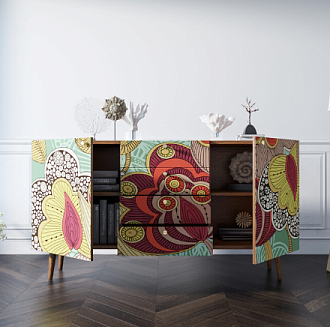 Комод "Berber" с ящиками 6 принт арт BB14/Print_06