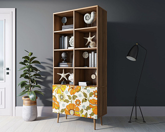 Стеллаж на комоде "Berber" принт 47 арт BB44/Print_47