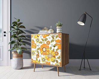 Комод "Berber" три ящика 47 принт арт BB40/Print_47