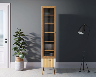 Буфет "Berber" одностворчатый с ящиком принт 43 арт BB48/Print_43