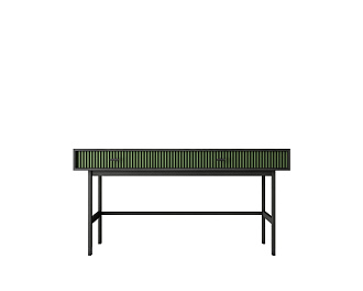 Консоль с двумя ящиками "Emerson" арт EM22/green/L