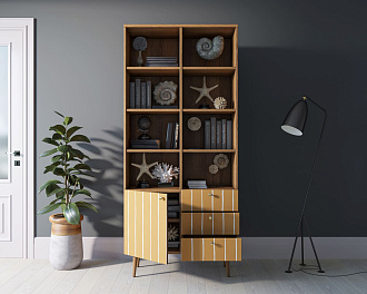 Стеллаж на комоде "Berber" принт 43 арт BB44/Print_43