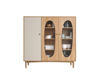 Шкаф трехстворчатый низкий Bubble арт BBL13