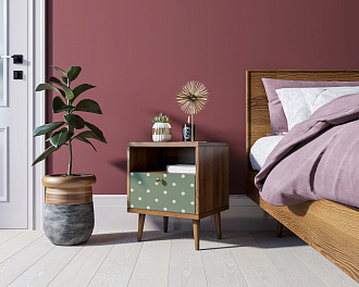 Тумбочка "Berber" с одним ящиком 12 принт арт BB06/Print_12