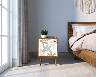 Тумбочка "Berber" с дверкой 27 принт арт BB21/Print_27