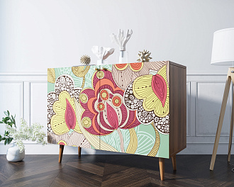 Комод "Berber" две дверки 6 принт арт BB04/Print_06