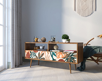 Консоль "Berber" с тремя ящиками принт 25 арт BB23/Print_25