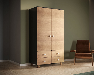 Шкаф двухдверный с ящиками "Split" SP14