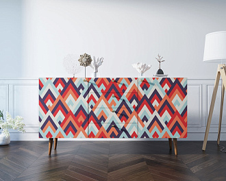 Комод "Berber" с ящиками 2 принт арт BB14/Print_02