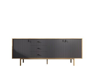 Комод с тремя дверками и тремя ящиками "Emerson" арт EM07/7024/L