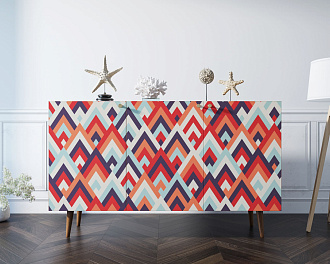 Комод "Berber" три дверки 2 принт арт BB01/Print_02