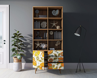 Стеллаж на комоде "Berber" принт 47 арт BB44/Print_47