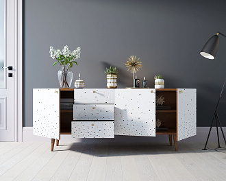 Комод "Berber" удлиненный принт 15 арт BB11/Print_15
