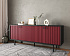 Комод с четыремя дверками "Emerson" арт EM01/red/L