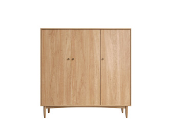 Шкаф трехстворчатый низкий Bubble Solid арт BBL04S