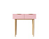 Консоль с двумя ящиками "Line" LN16/GR1/pink