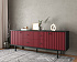 Комод две дверки и четыре ящика "Emerson" арт EM19/red/L