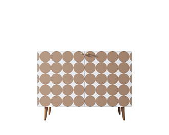 Комод "Berber" две дверки 17 принт арт BB04/Print_17