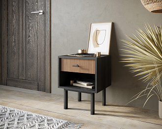 Тумбочка с верхним ящиком "Emerson" арт EM11