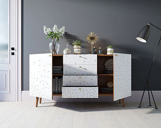 Комод "Berber" с ящиками 15 принт арт BB14/Print_15