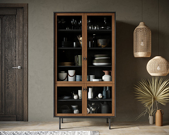 Шкаф четырьмя дверками "Emerson" арт EM09