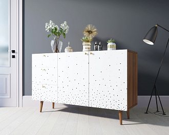 Комод "Berber" с двумя дверками и ящиками принт 15 арт BB17/Print_15