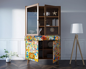 Буфет "Berber" принт 1 арт BB07/Print_01